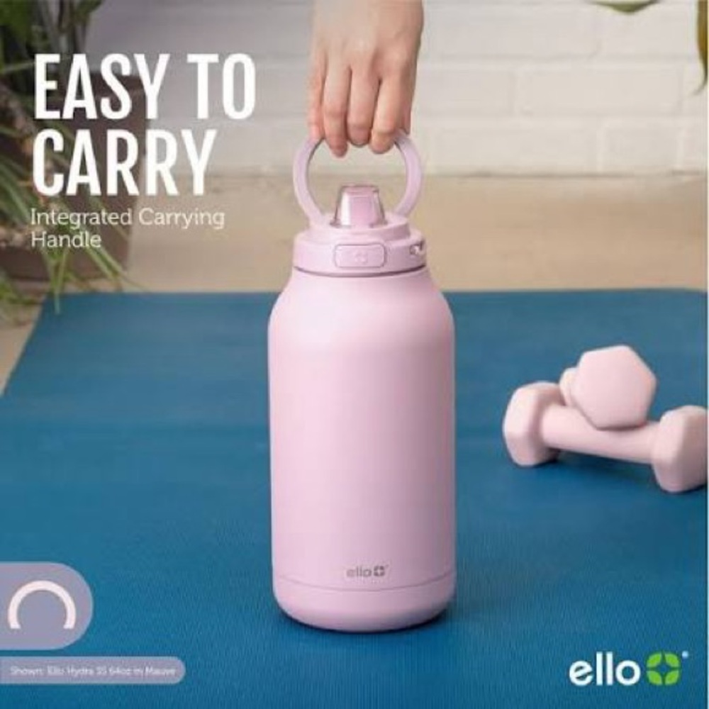 Ello Hydra Mauve 64oz Water Jug – Used
